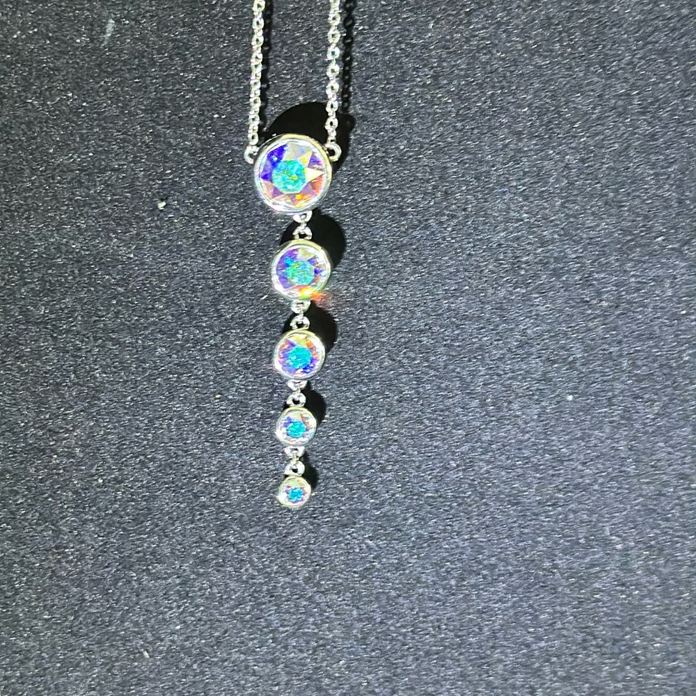 Touchstone Crystal drop necklace